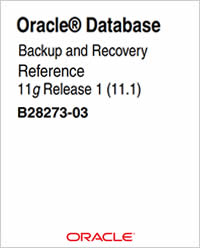 Oracle Database Backup and Recovery Reference